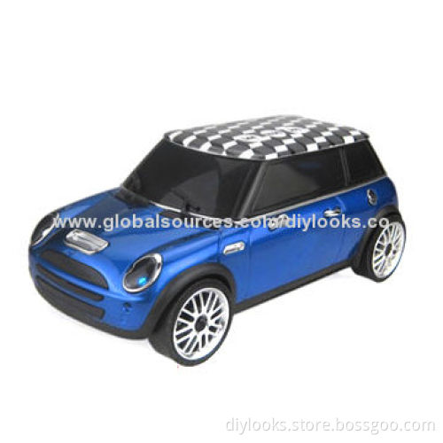 Music Car Style Mini Portable MP3 Bass Speaker, Support microSD/TF Card, USB and FM (Blue)